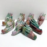 8 Pieces Ocean Jasper Dragon Head Closeout