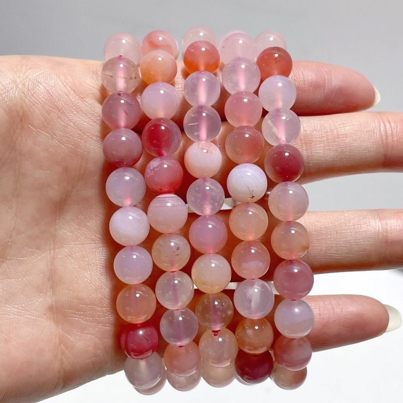 8mm African Red Agate Bracelets Wholesale - Wholesale Crystals