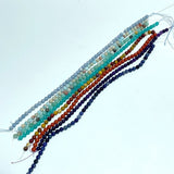 8mm Stripe Beads Bracelets Wholesale Amethyst Caribbean Calcite Sodalite - Wholesale Crystals