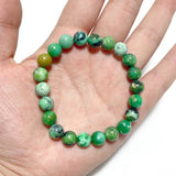 8MM Variscite Bracelet Wholesale - Wholesale Crystals