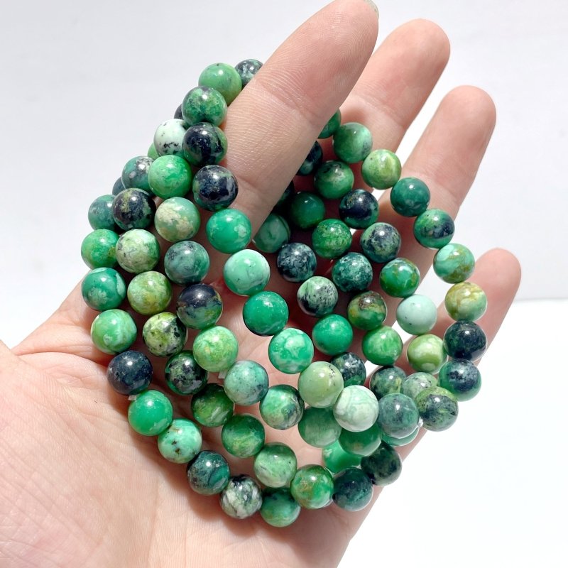 8MM Variscite Bracelet Wholesale - Wholesale Crystals