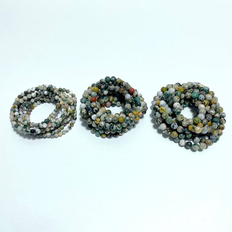 8th Vein Ocean Jasper Bracelet Wholesale - Wholesale Crystals