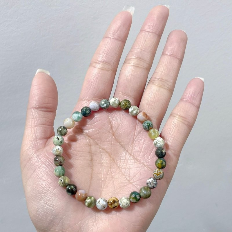 8th Vein Ocean Jasper Bracelet Wholesale - Wholesale Crystals