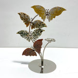 8th Vein Ocean Jasper Butterfly Flower Carving With Stand Wholesale - Wholesale Crystals