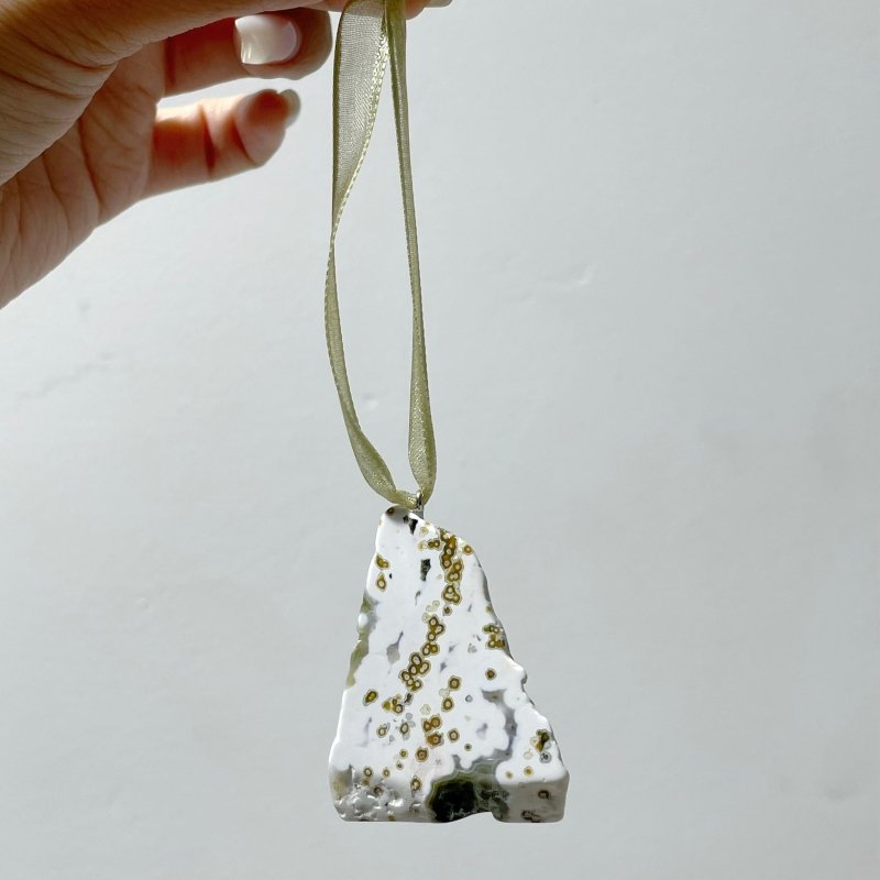 8th Vein Ocean Jasper Christmas Hanging Decoration Car Charm Wholesale - Wholesale Crystals