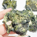 9 Pieces 1.44kg Beautiful Green Tourmaline Specimen - Wholesale Crystals