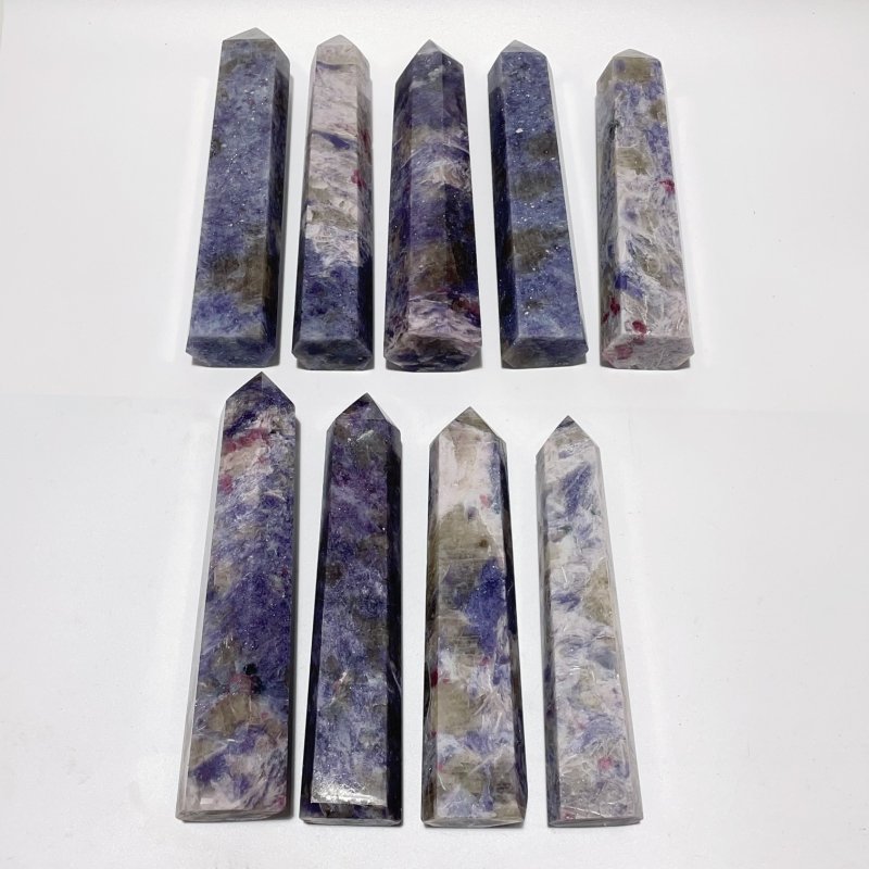 9 Pieces Beautiful Large Unicorn Stone Tower - Wholesale Crystals