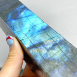 9 Pieces Flash Labradorite Four - Sided Tower Points - Wholesale Crystals