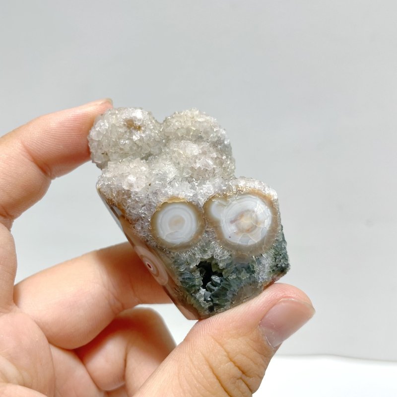 9 Pieces High Quality 8th Vein Ocean Jasper Free Form Raw Side - Wholesale Crystals