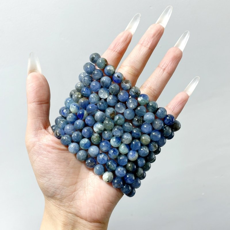 9 Pieces High Quality Blue Kyanite Bracelet - Wholesale Crystals