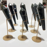 9 Pieces High Quality Labradorite Magic Scepter Wand Points With Stand -Wholesale Crystals