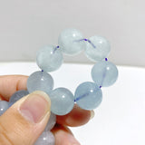 9 Pieces Normal Quality Aquamarine Bracelets -Wholesale Crystals