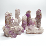 9 Pieces Raw Amethyst Cluster Polished Point (Sea Freight Only) -Wholesale Crystals