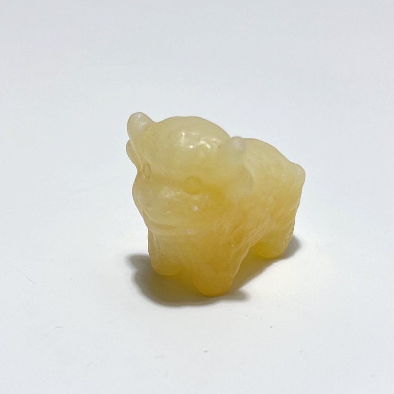 9 Types Cute OX Calf Carving Wholesale Obsidian Pink Opal Green Aventurine - Wholesale Crystals