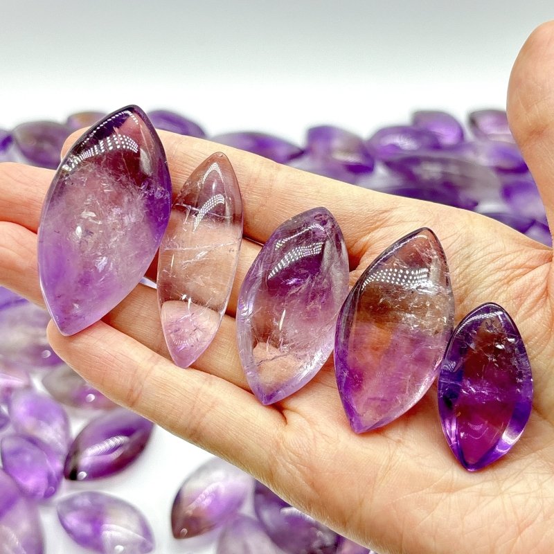 91 Pieces Amethyst Leaf Carving - Wholesale Crystals