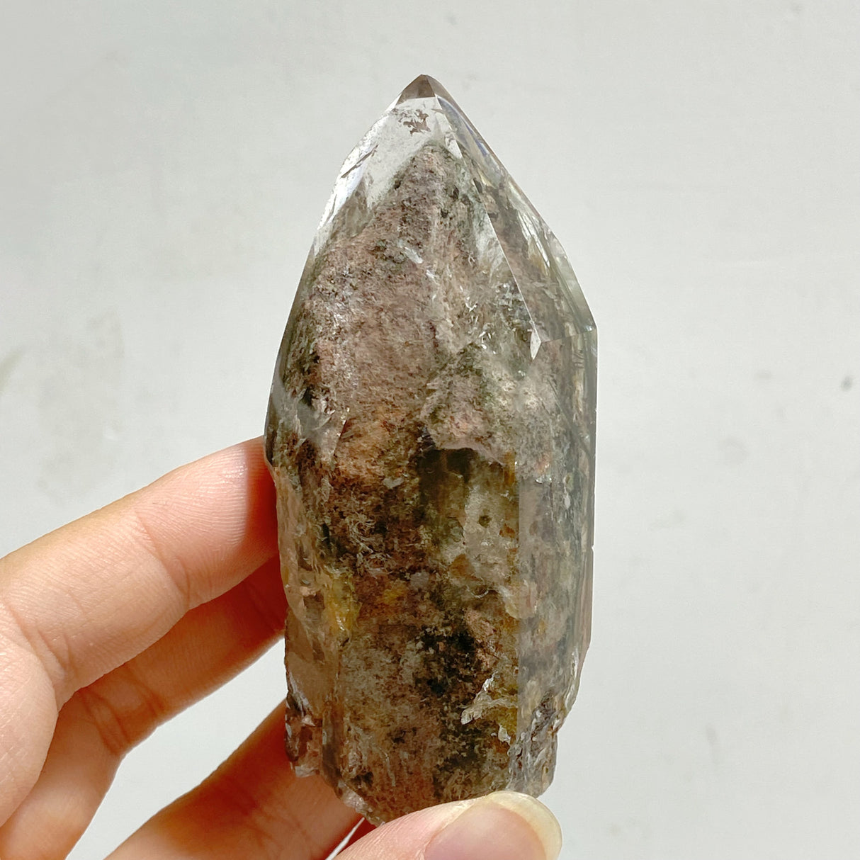 Unique Garden Quartz Tower Raw Bottom Home Decor