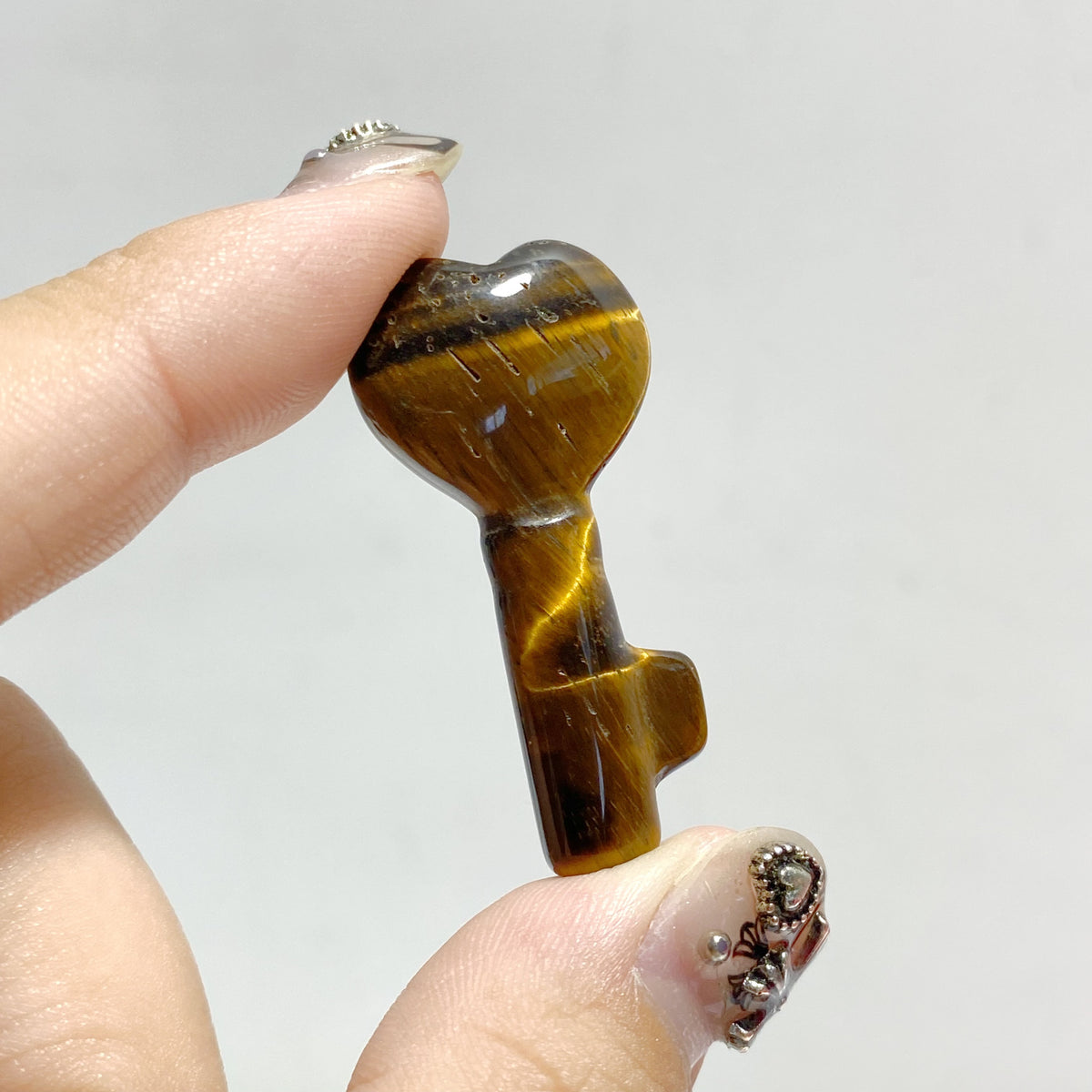13 Types Heart Key Shape Wholesale Green Aventurine Tiger Eye Howlite