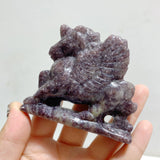 14 Pieces Lepidolite Unicorn Carving Closeout