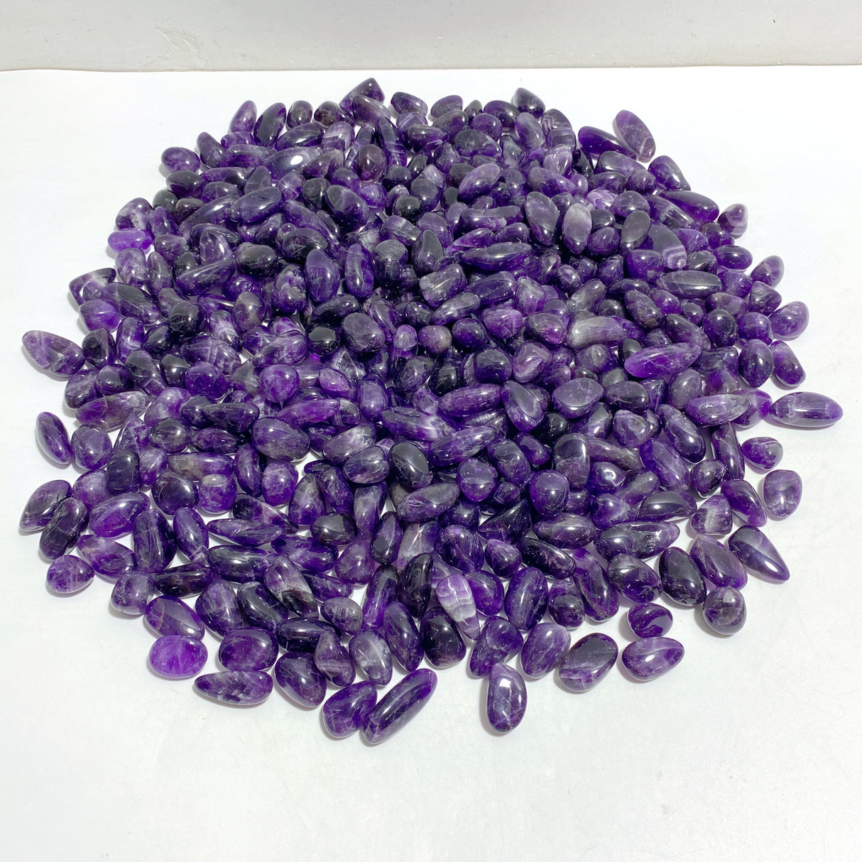 3.87kg Chevron Amethyst Tumbled Stone(Defect)