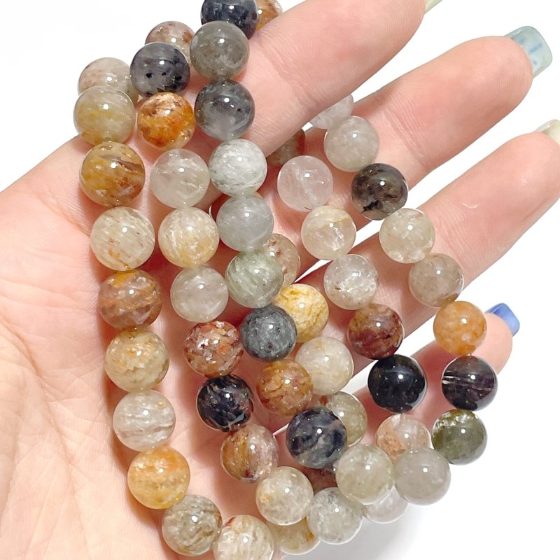 9mm Thousand Layer Garden Quartz Bracelets Wholesale - Wholesale Crystals