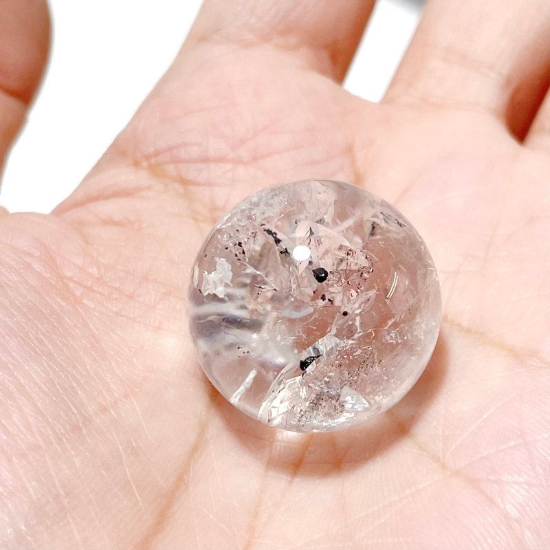 A100 Enhydro Quartz Sphere With Moving Bubble - Wholesale Crystals