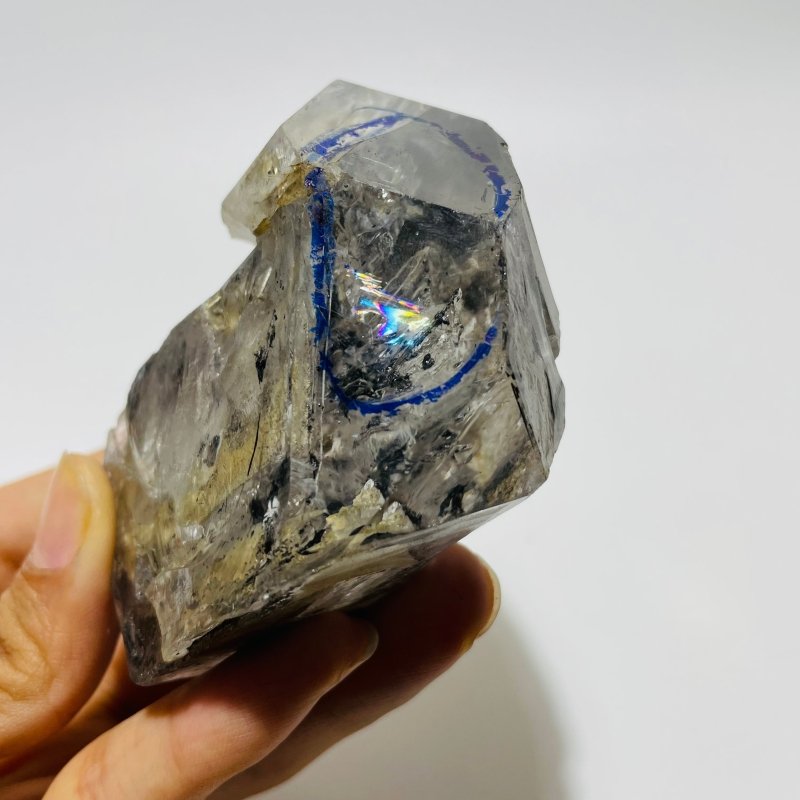 A94 Very Clear Enhydro Quartz With Rainbow - Wholesale Crystals