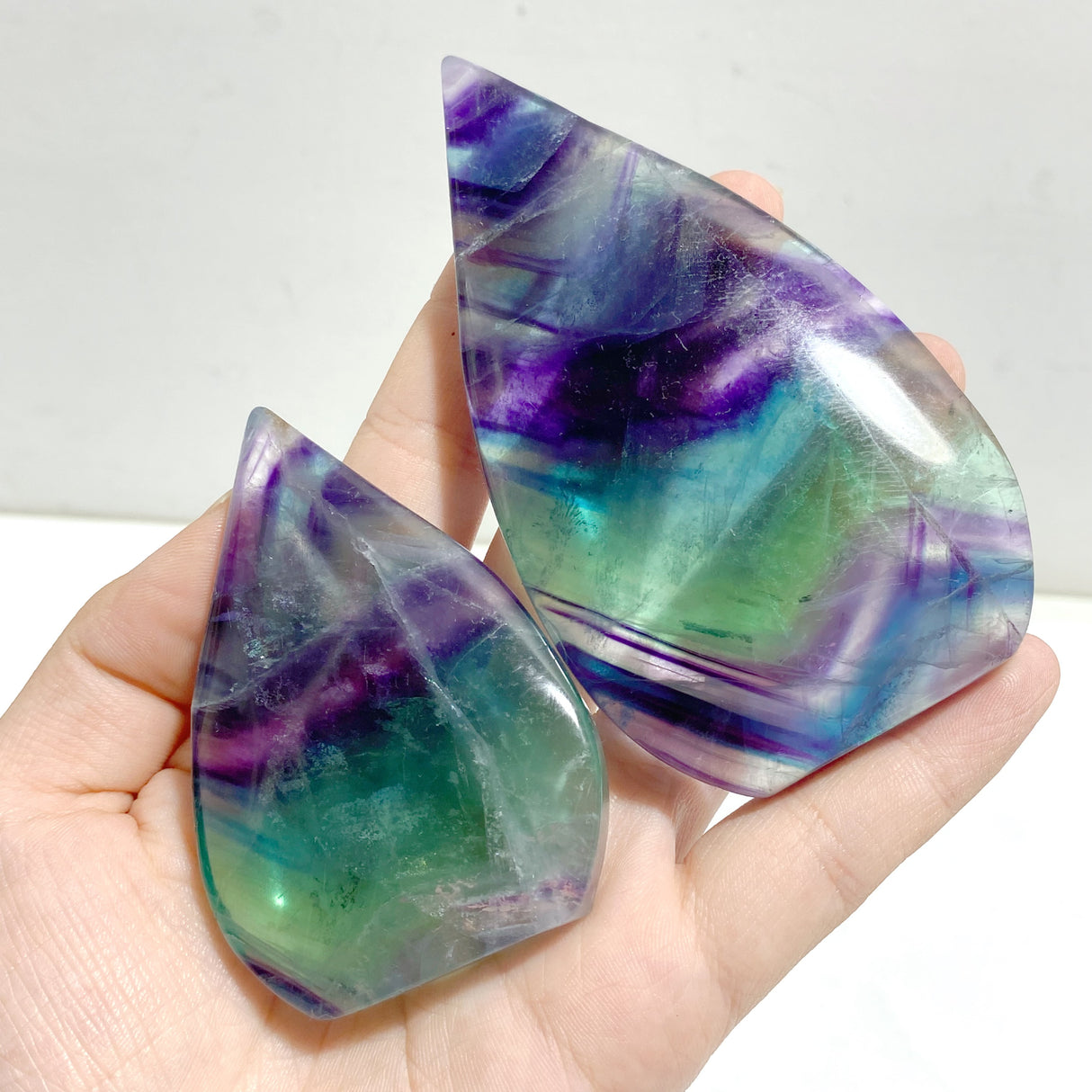 Rainbow Fluorite Arrow Head Shape Wholesale