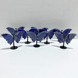 Small Blue Aventurine Butterfly Carving With Stand Wholesale