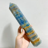 5 Pieces Tall High Quality Blue Onyx Point