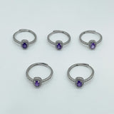 Amethyst Cut Faceted Ring Wholesale - Wholesale Crystals