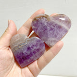 Amethyst Mixed Stripe Agate Heart Wholesale -Wholesale Crystals