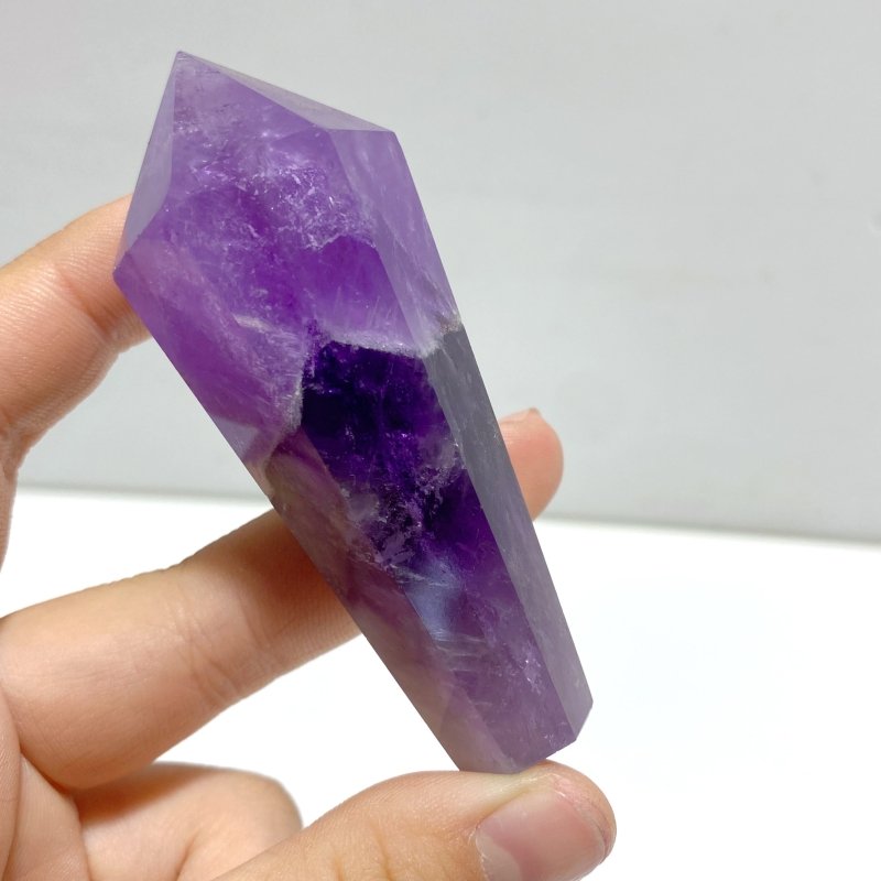Amethyst Phantom Mountain Cupcake Shape Points Wholesale - Wholesale Crystals