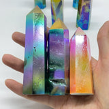 Aura Caribbean Calcite Tower Point Wholesale -Wholesale Crystals