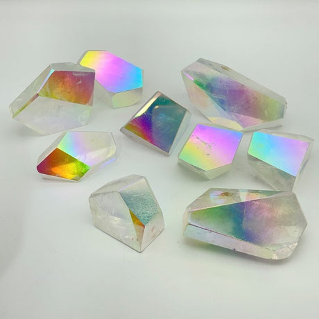 Aura Clear Quartz Free Form Crystal Wholesale -Wholesale Crystals