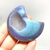Aura Geode Druzy Agate Star&Moon Crystal Wholesale Closeout - Wholesale Crystals