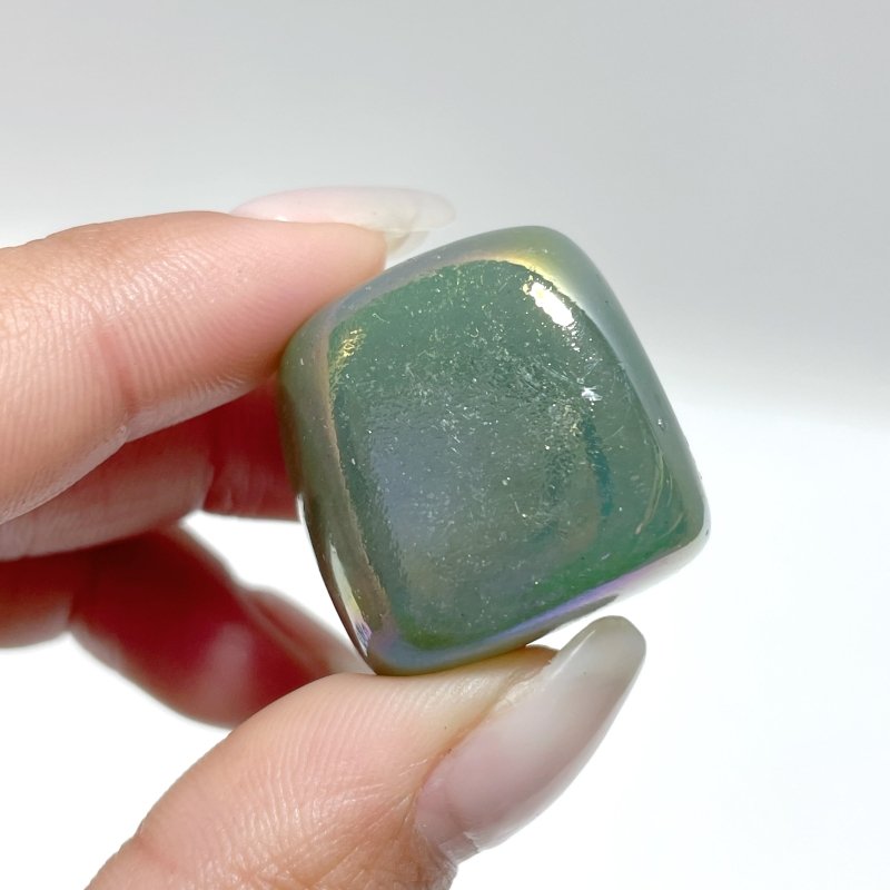 Aura Green Aventurine Tumbled Wholesale - Wholesale Crystals