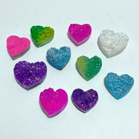 Aura Quartz Cluster Heart Wholesale - Wholesale Crystals