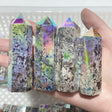 Aura Yooperlite Point Tower Wholesale Clearance - Wholesale Crystals