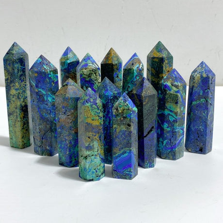 Azurite Mixed Malachite Point Wholesale -Wholesale Crystals