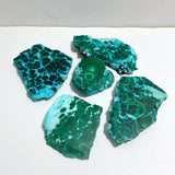 5 Pieces High Quality Beautiful Chrysocolla Mixed Malachite Slab Specimen #8