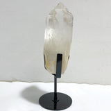 Large Clear Quartz Raw Bottom Double Point With Stand