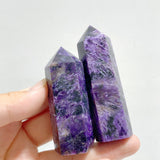 37 Pieces Charoite Tower Points