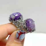 Beautiful 49 Pieces Charoite Different Styles Ring 1 - Wholesale Crystals
