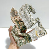 Beautiful 8th Vein Ocean Jasper Unicorn/Pegasus Carving - Wholesale Crystals