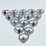 Beautiful Amethyst Cut Faceted Ring Wholesale - Wholesale Crystals