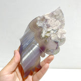 Beautiful Black Sakura Flower Agate Butterfly Wing Carving With Stand - Wholesale Crystals