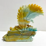 Beautiful Caribbean Calcite Eagle Carving -Wholesale Crystals