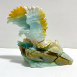 Beautiful Caribbean Calcite Eagle Carving -Wholesale Crystals