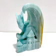 Beautiful Caribbean Calcite Flying Dragon Castle Carving - Wholesale Crystals