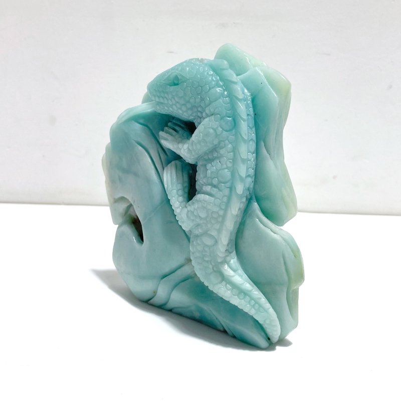 Beautiful Caribbean Calcite Lizard Carving - Wholesale Crystals